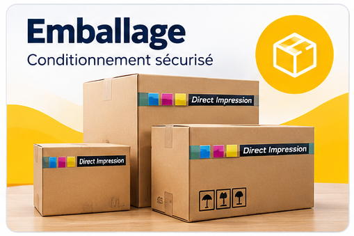Emballage et conditionnement des imprimés