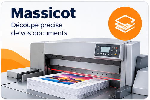 Massicotage et découpe des imprimés
