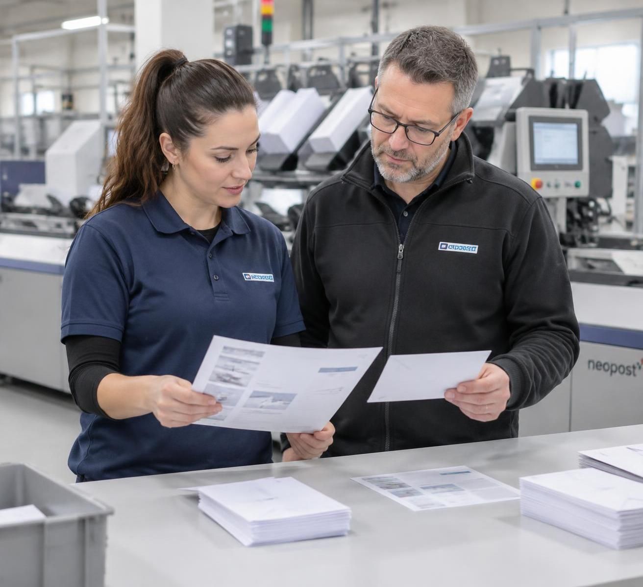 optimisez vos campagnes grâce à une solution clé en main d’impression et de mise sous pli : gagnez du temps et simplifiez vos envois.