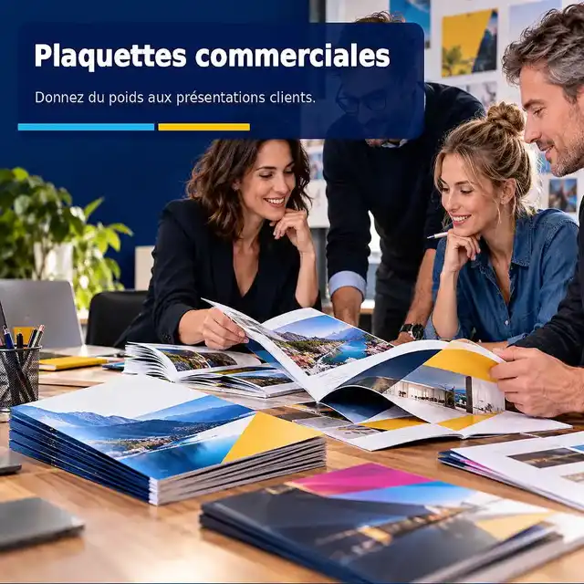 Plaquette Commerciale - Imprimeur 77